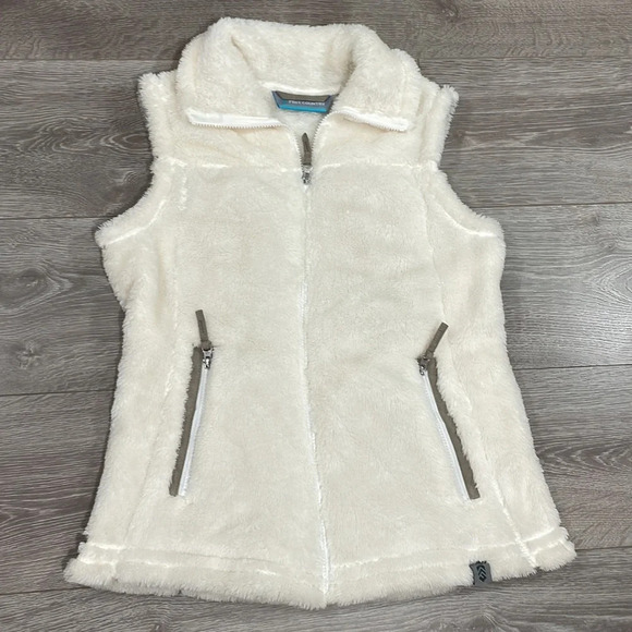 Free Country Alpine Butter Pile Vest Faux Fur White S - Picture 3 of 16